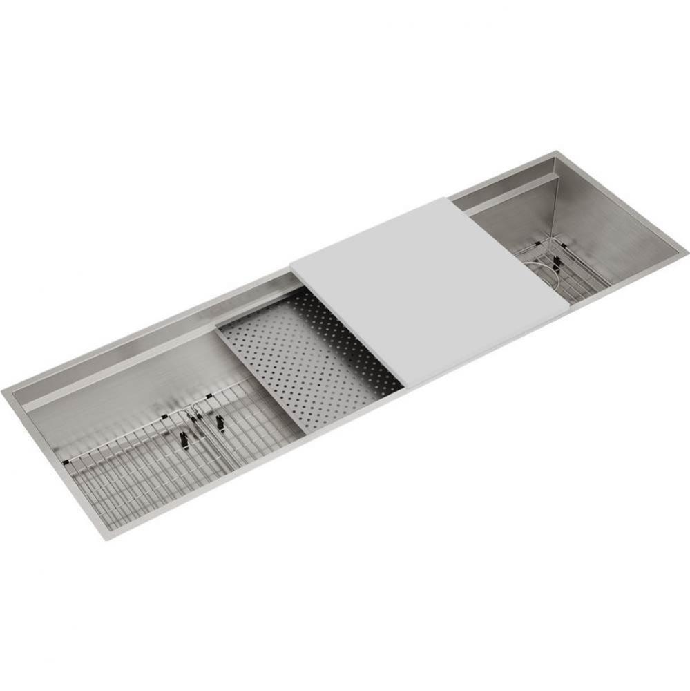 Circuit Chef Workstation Stainless Steel 59-1/2&apos;&apos; x 20-1/2&apos;&apos; x 10&apos;&apos;