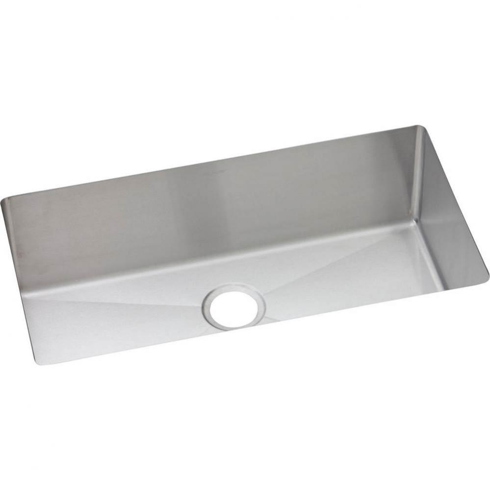 Crosstown 16 Gauge Stainless Steel 32-1/2&apos;&apos; x 18&apos;&apos; x 10&apos;&apos;, Single Bo