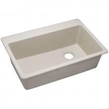 Elkay ELG13322BQ0 - Quartz Classic 33'' x 22'' x 9-1/2'', Single Bowl Drop-in Sink, Bisq