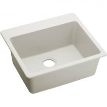 Elkay ELX2522RT0 - Elkay Quartz Luxe 25'' x 22'' x 9-1/2'', Single Bowl Drop-in Sink, R