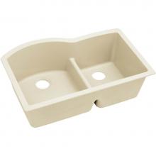 Elkay ELXHU3322RPA0 - Elkay Quartz Luxe 33'' x 22'' x 10'', Offset 60/40 Double Bowl Under