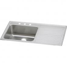 Elkay ILGR4322L1 - Lustertone Classic Stainless Steel 43'' x 22'' x 10'', Single Bowl D