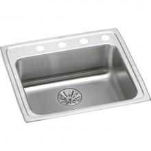 Elkay LRAD252165PD0 - Lustertone Classic Stainless Steel 25'' x 21-1/4'' x 6-1/2'', Single