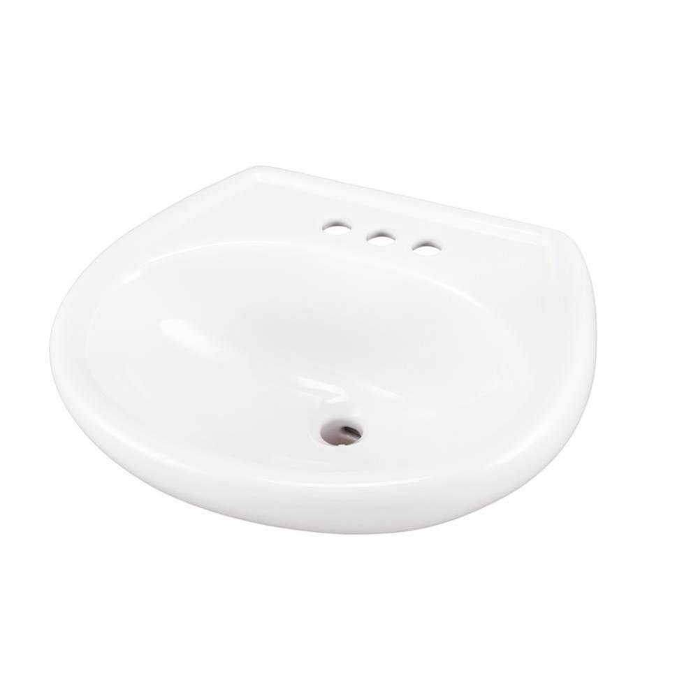 Maxwell Petite Ped Top 20.5&apos;&apos;x17.75&apos;&apos; 4&apos;&apos;CC White