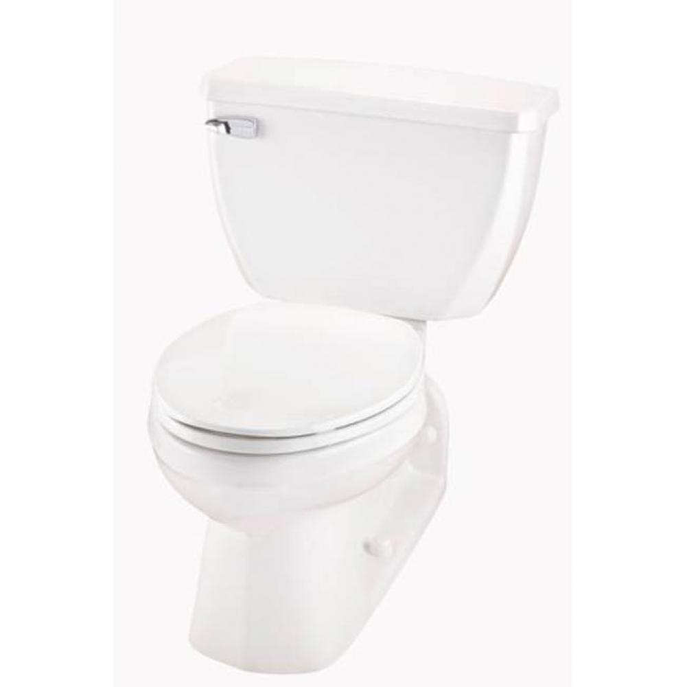 Ultra Flush 1.28Gpf Floor Mount Back Outlet El 12&apos;&apos; Ri Combo: Ghe21374 Bowl W/ Ghe28380