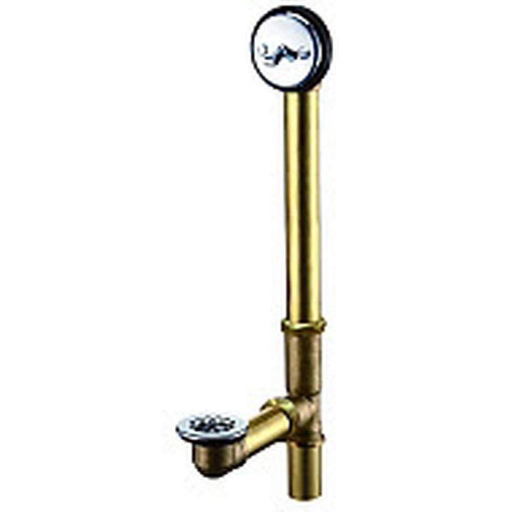 Maxwell SE Trip Lever Drain for Roman Tub Chrome