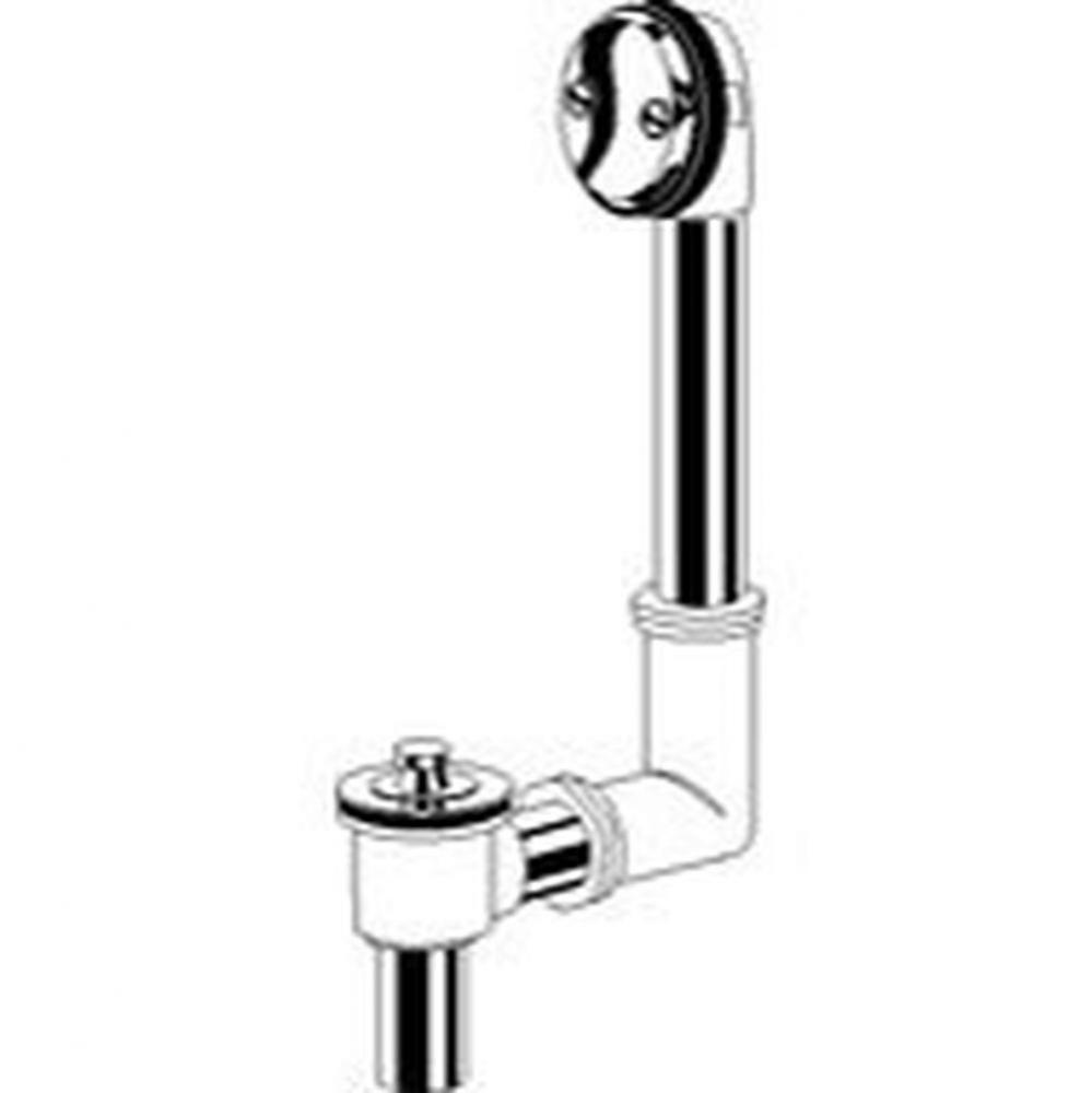 Gerber Classics Lift &amp; Turn 20 Gauge Drain in Shoe for Standard Tub Chrome