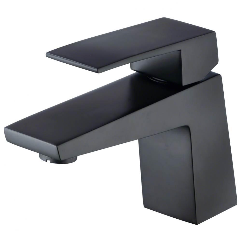 Mid-Town 1H Lavatory Faucet Single Hole Mount w/ Metal Touch Down Drain 1.2gpm Satin Black Finish