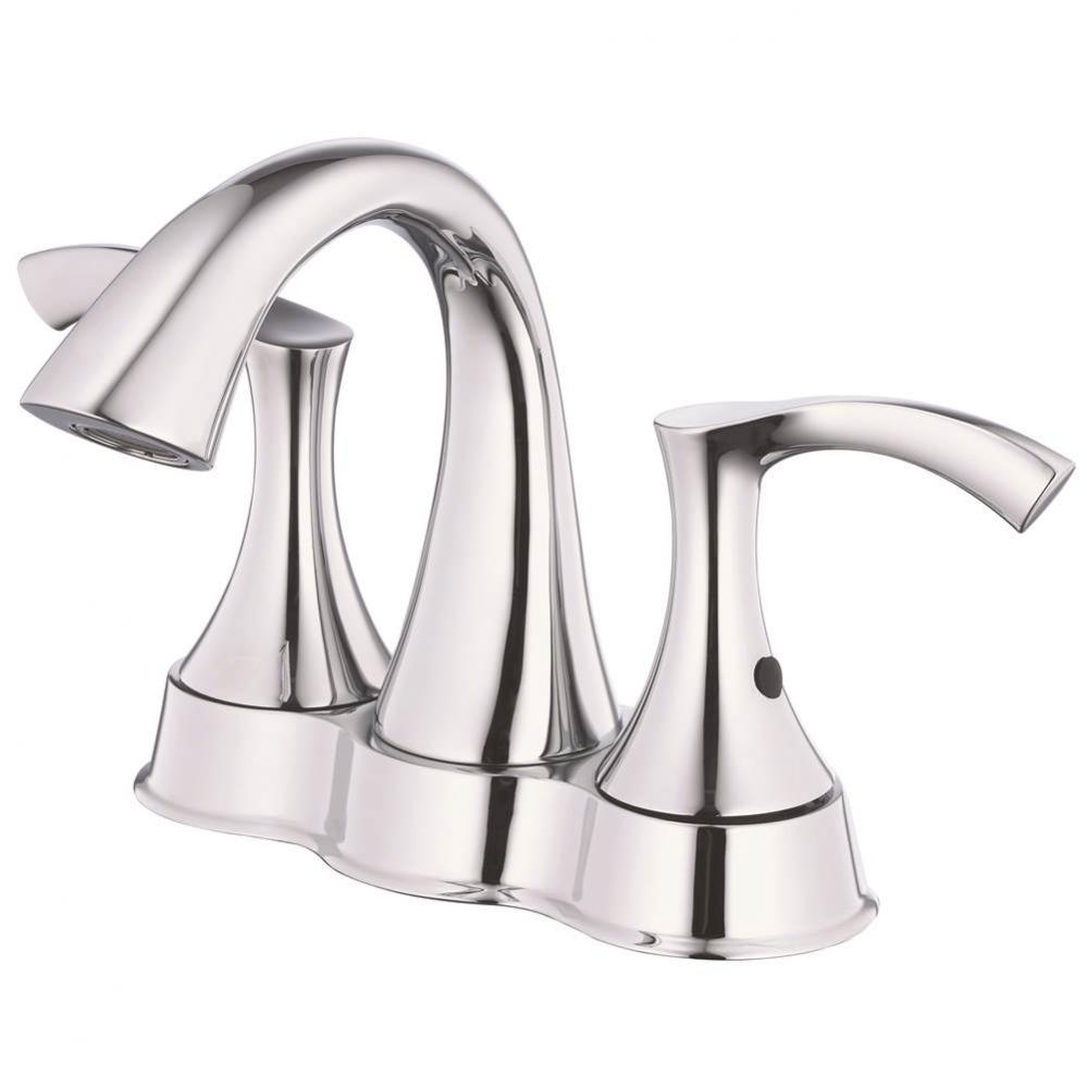 Antioch 2H Centerset Lavatory Faucet w/ 50/50 Touch Down Drain 1.2gpm Chrome