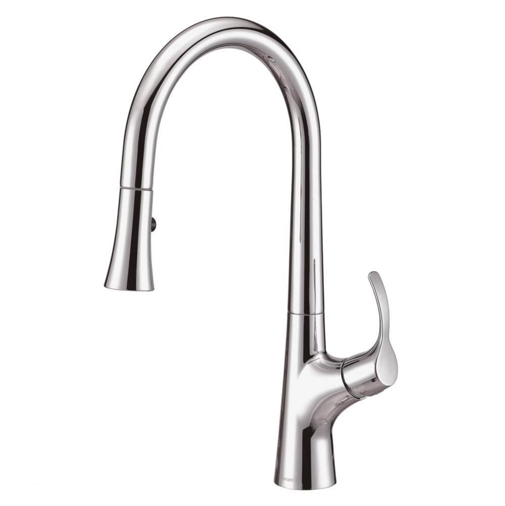 Antioch 1H Pull-Down Kitchen Faucet w/ Snapback 1.75gpm Chrome