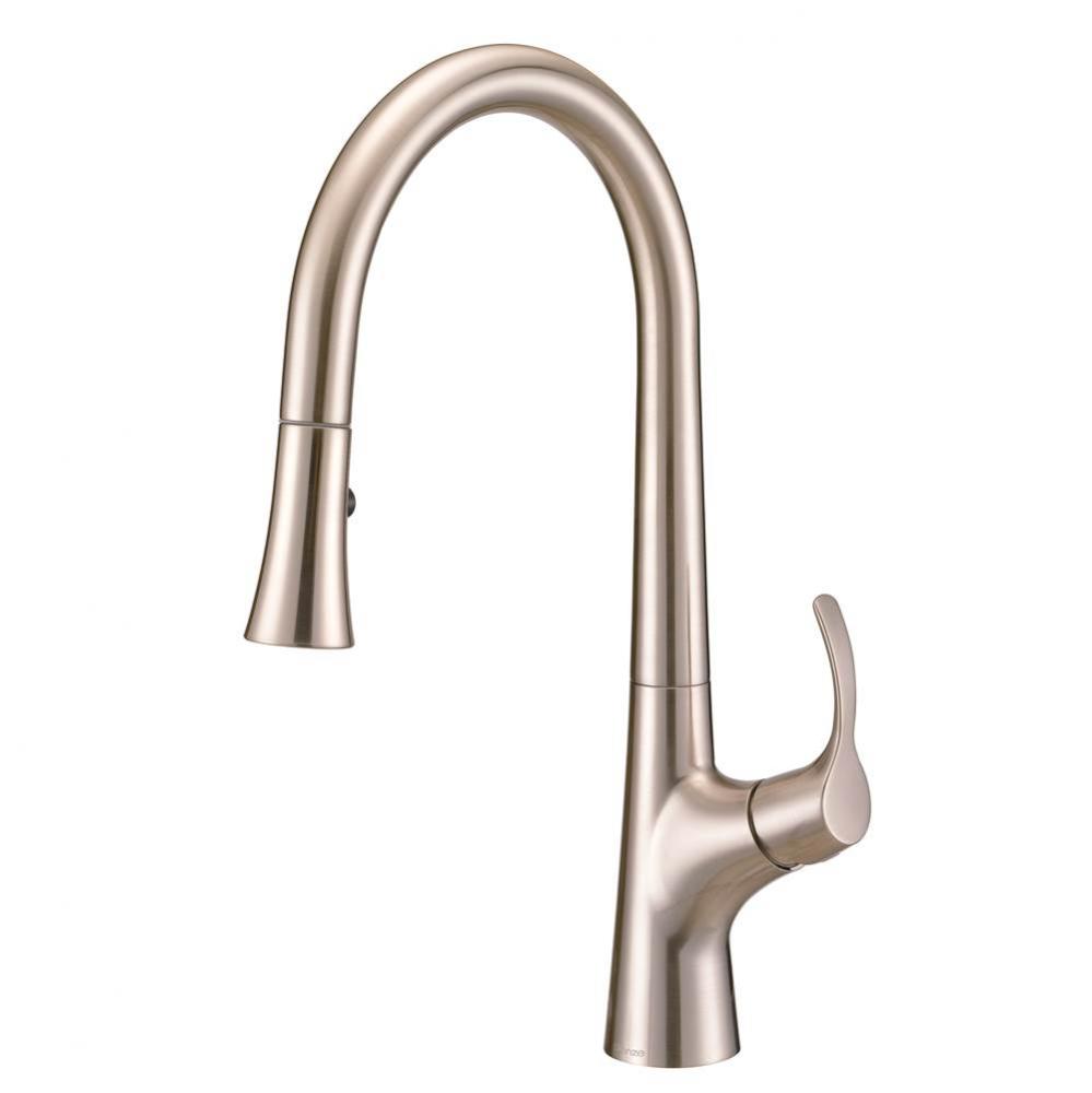 Antioch 1H Pull-Down Kitchen Faucet w/ Snapback 1.75gpm Stainless Steel