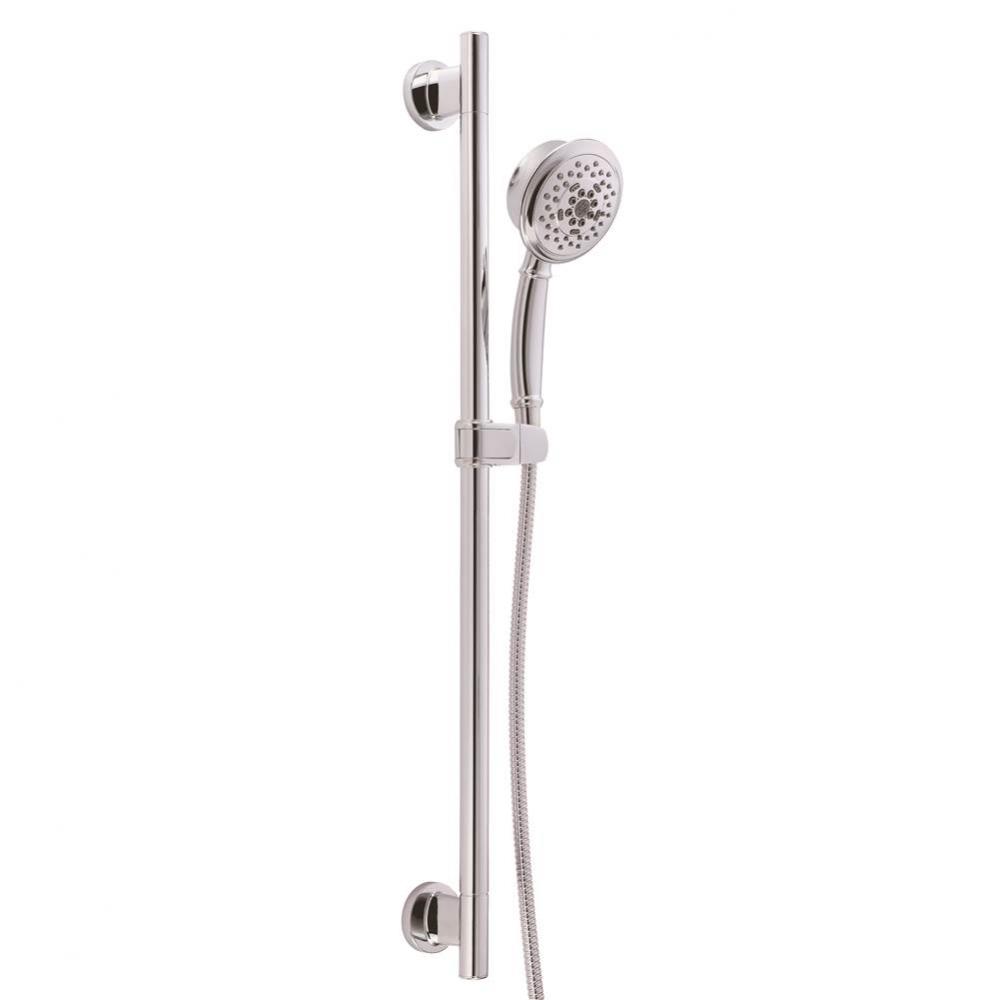 Versa 30&apos;&apos; Slide Bar Assembly W/ 5 Function Surge Handshower 2.5Gpm Chrome