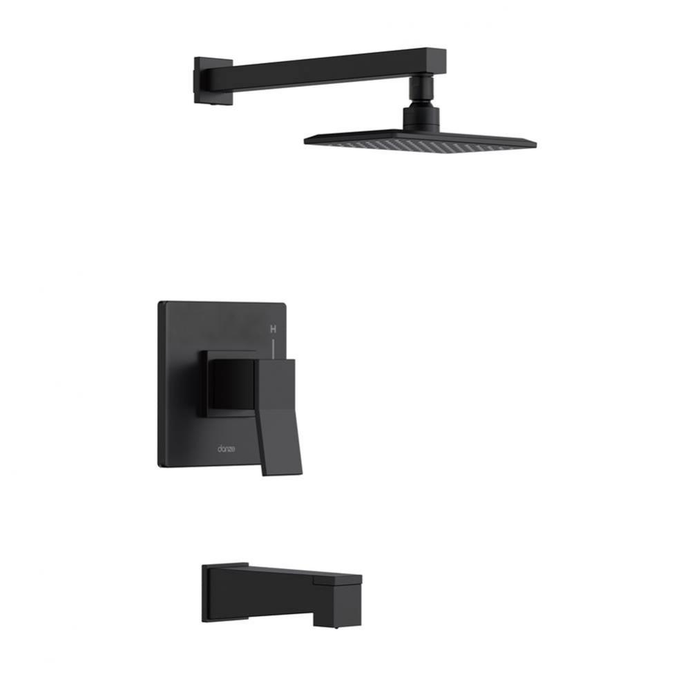 Avian 1H Tub And Shower Trim Kit And Treysta Cartridge 2.0Gpm Satin Black