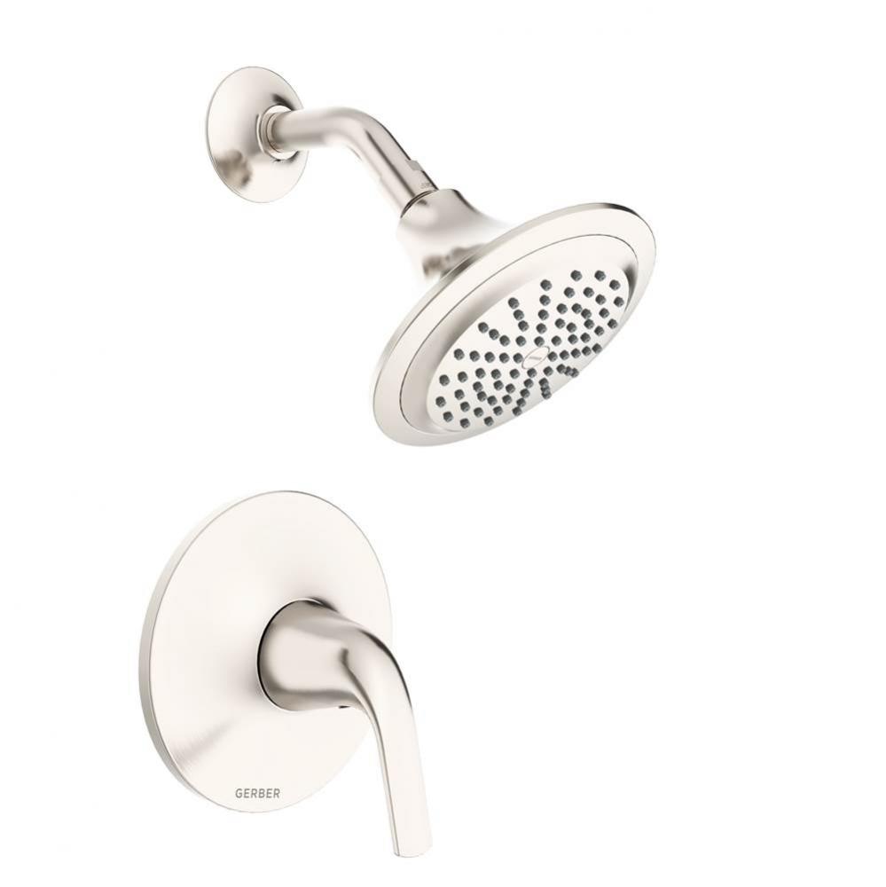 Lemora 1H Shower Only Trim Kit And Treysta Cartridge 2.0Gpm Brushed Nickel