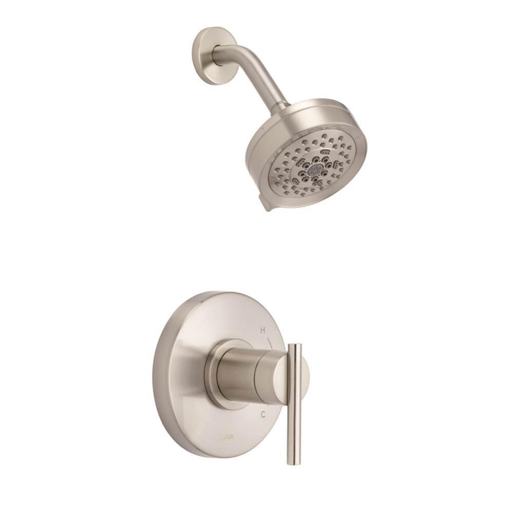 Parma 1H Shower Only Trim Kit &amp; Treysta Cartridge w/ 5 Function Showerhead 1.75gpm Brushed Nic