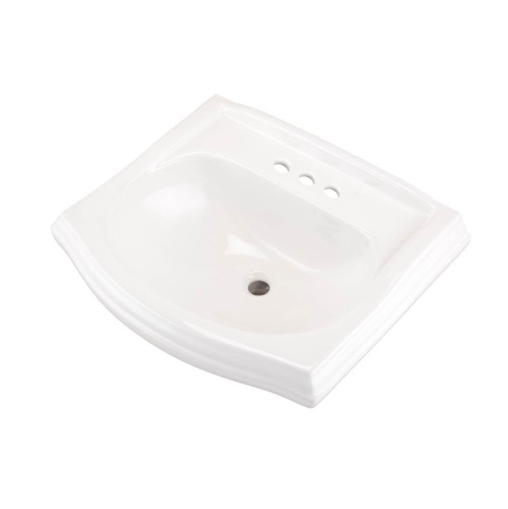 Allerton Standard Ped Top 25.5&apos;&apos;x21&apos;&apos; 4&apos;&apos;CC White