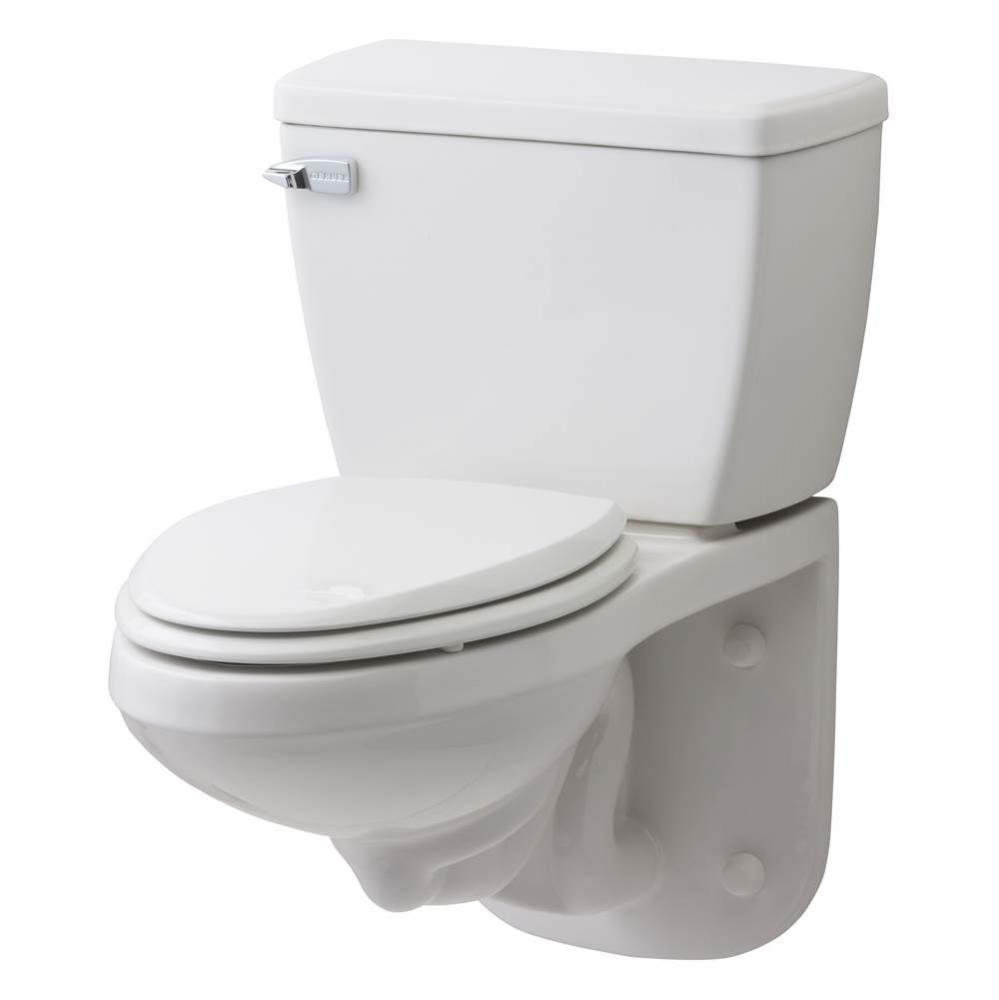 Ultra Flush 1.6gpf Wall Hung EL Combo: GHE21370 Bowl w/ G0028370 Tank White