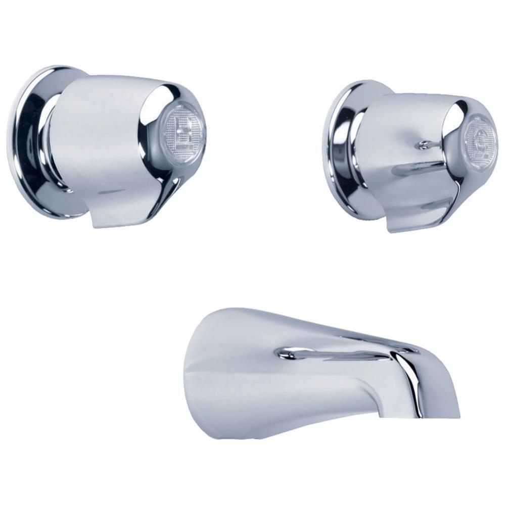 Gerber Classics 2H Tub Fitting w/ Tub Spout 8&apos;&apos; Centers Chrome