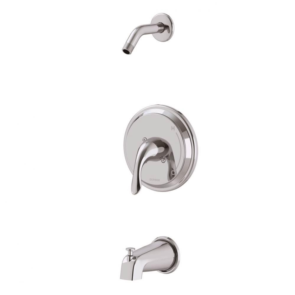 Viper 1H Tub &amp; Shower Trim Kit &amp; Treysta Cartridge w/Diverter on Spout Less Showerhead Chr