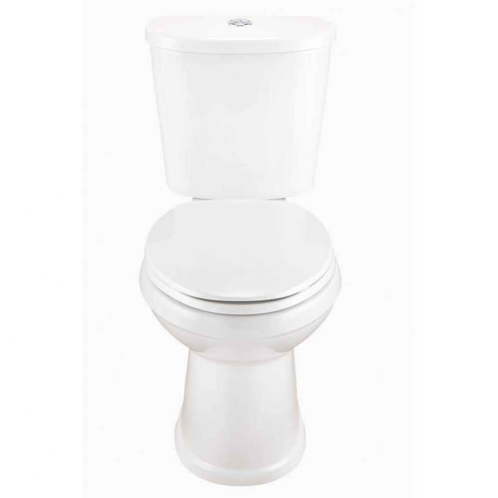 Maxwell SE Dual Flush 1.1/1.6gpf EL 10&apos;&apos; RI Combo: GSE21162 Bowl w/ GDF28195 Tank White