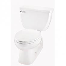 Gerber Plumbing GHE21310 - Ultra Flush 1.28Gpf Floor Mount Back Outlet El 12'' Ri Combo: Ghe21374 Bowl W/ Ghe28380