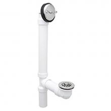 Gerber Plumbing G0041572 - Gerber Classics Schedule 40 PVC Trip Lever Drain for Standard Tub Chrome