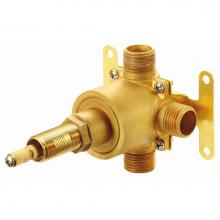 Gerber Plumbing D130500BT - 1H 3-Port/2-Outlet Diverter Valve 1/2'' IPS/Copper Sweat Ports 4 Position Valve (Pause-A