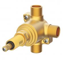 Gerber Plumbing D130510BT - Single Handle 1/2'' 3-Port/2-Outlet Diverter Valve 4 Position Valve (Pause/Individual/Sh