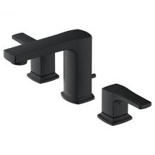 Gerber Plumbing D304170BS - Tribune 2H Widespread Lavatory Faucet w/ 50/50 Pop-Up Drain 1.2 Satin Black