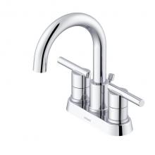 Gerber Plumbing D307158 - Parma 2H Centerset Lavatory Faucet w/ Metal Pop-Up Drain 1.2gpm Chrome