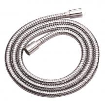 Gerber Plumbing D469020 - 72'' All Metal Interlock Shower Hose w/ Brass Conicals Chrome