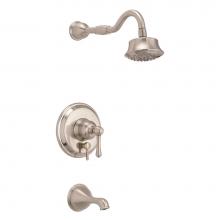 Gerber Plumbing D500057BNTC - Opulence 1H Tub & Shower Trim Kit & Treysta Cartridge w/ Diverter on Valve & 5 Functio