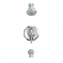 Gerber Plumbing D501028BNTC - Draper 1H Tub & Shower Trim Kit & Treysta Cartridge 1.75gpm Brushed Nickel