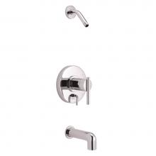 Gerber Plumbing D510058LSTC - Parma 1H Tub & Shower Trim Kit & Treysta Cartridge w/ Diverter on Valve Less Showerhead Ch