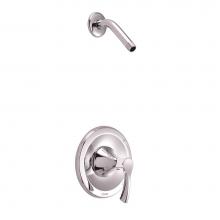 Gerber Plumbing D510522LSTC - Antioch 1H Shower Only Trim Kit & Treysta Cartridge Less Showerhead Chrome