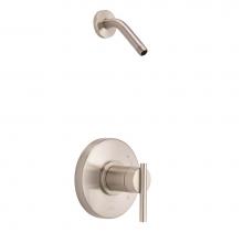 Gerber Plumbing D510558LSBNTC - Parma 1H Shower Only Trim Kit & Treysta Cartridge Less Showerhead Brushed Nickel