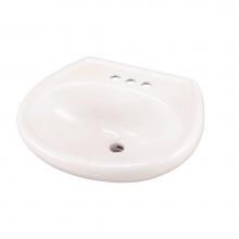 Gerber Plumbing G0012504 - Maxwell Petite Ped Top 20.5''x17.75'' 4''CC White