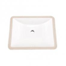 Gerber Plumbing G0012765 - Logan Square Petite Undercounter Lav 18.75''x14.75'' White