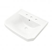 Gerber Plumbing G0013569 - Viper Standard Ped Top 24''x20'' 8''CC White