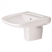 Gerber Plumbing G0022474 - North Point Wall Hung Lav Combo: G0012474 Lav w/ G0029832 Shroud White