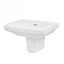 Gerber Plumbing G0023512 - Hinsdale Wall Hung Lav Combo: G0013502 Lav w/ G0029838 Shroud White