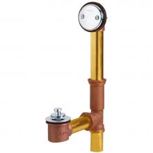 Gerber Plumbing G00418527088 - Gerber Classics Lift & Turn Drain for Standard Tub with Female Outlet Tee & ''Cl