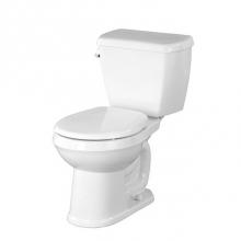 Gerber Plumbing GAV21800 - Avalanche 1.6Gpf Rf 10'' Ri Combo: Gav21852 Bowl W/ Gav28895 Tank White