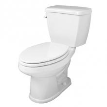 Gerber Plumbing GAV21810 - Avalanche 1.6Gpf El 10'' Ri Combo: Gav21862 Bowl W/ Gav28895 Tank White