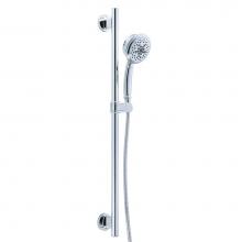 Gerber Plumbing D461725BR - Versa 30'' Slide Bar Assembly W/ Surge Handshower 1.75Gpm Tumbled Bronze