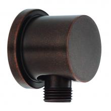 Gerber Plumbing D469058BR - Round Supply Elbow Tumbled Bronze