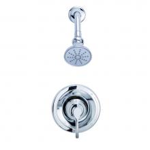 Gerber Plumbing D501522BRTC - Antioch 1H Shower Only Trim Kit And Treysta Cartridge 1.75Gpm Tumbled Bronze