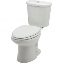 Gerber Plumbing GDF20112 - Maxwell SE Dual Flush 1.1/1.6gpf EL 12'' RI Combo: GSE21162 Bowl w/ GDF28190 Tank White