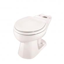 Gerber Plumbing GUF21342 - Ultra Flush 1.0/1.28/1.6gpf Round Front Bowl White