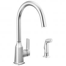 Peerless P1971LF - Ezra Single-Handle Kitchen Faucet with Spray